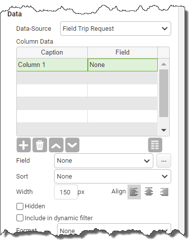 Data List Data Section