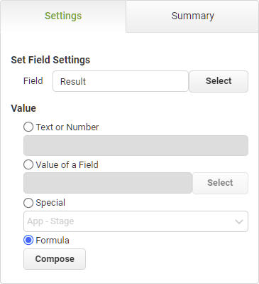 Set Value Property