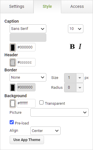 Radio Button Group Style