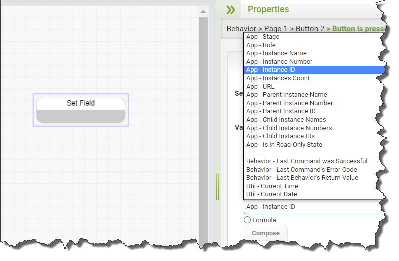 Set Field Properties