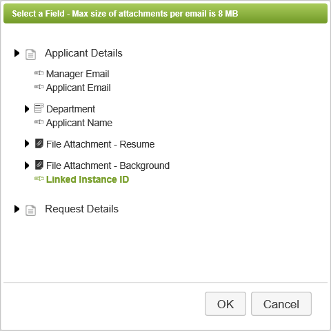 Attachments in Notification Print Instance